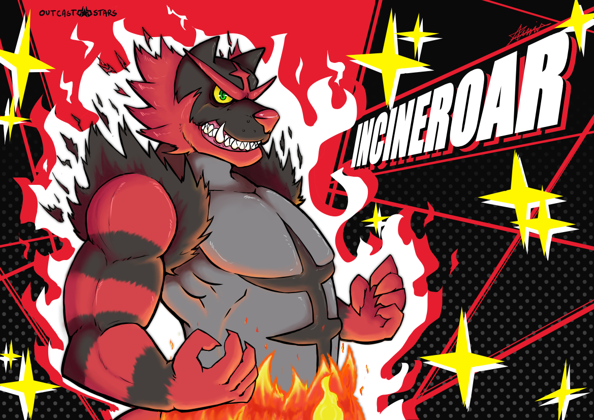 New Challenger Incineroar By Outcast Stars Fur Affinity Dot Net