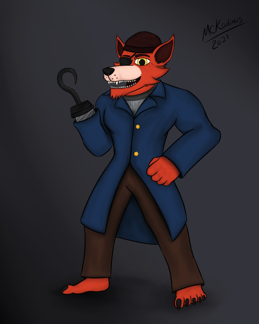 Captain Foxy (FNAF SB) by A-Dreamare on DeviantArt
