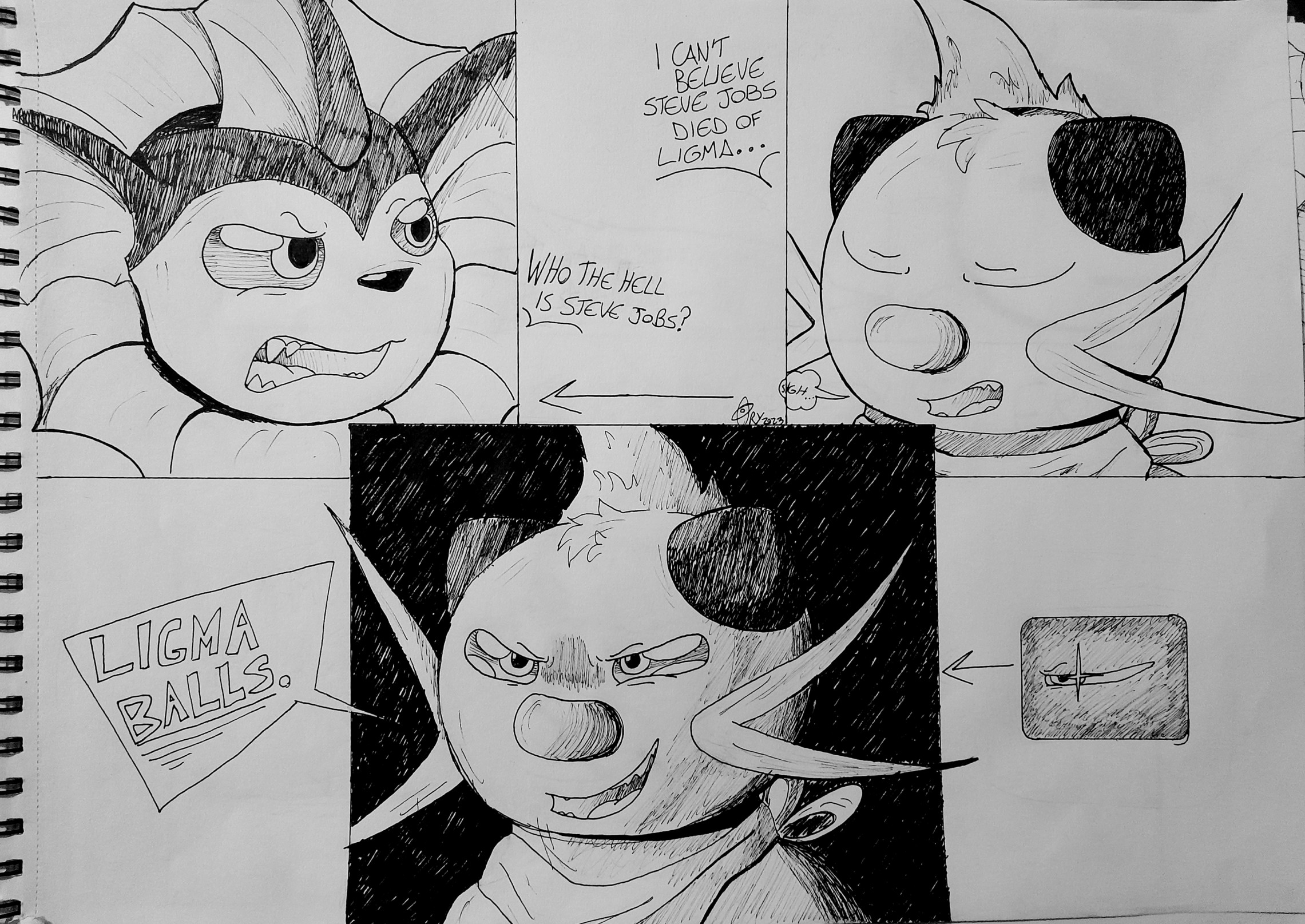 Ligma (meme comic) - 1/4 by overlord_Ory -- Fur Affinity [dot] net