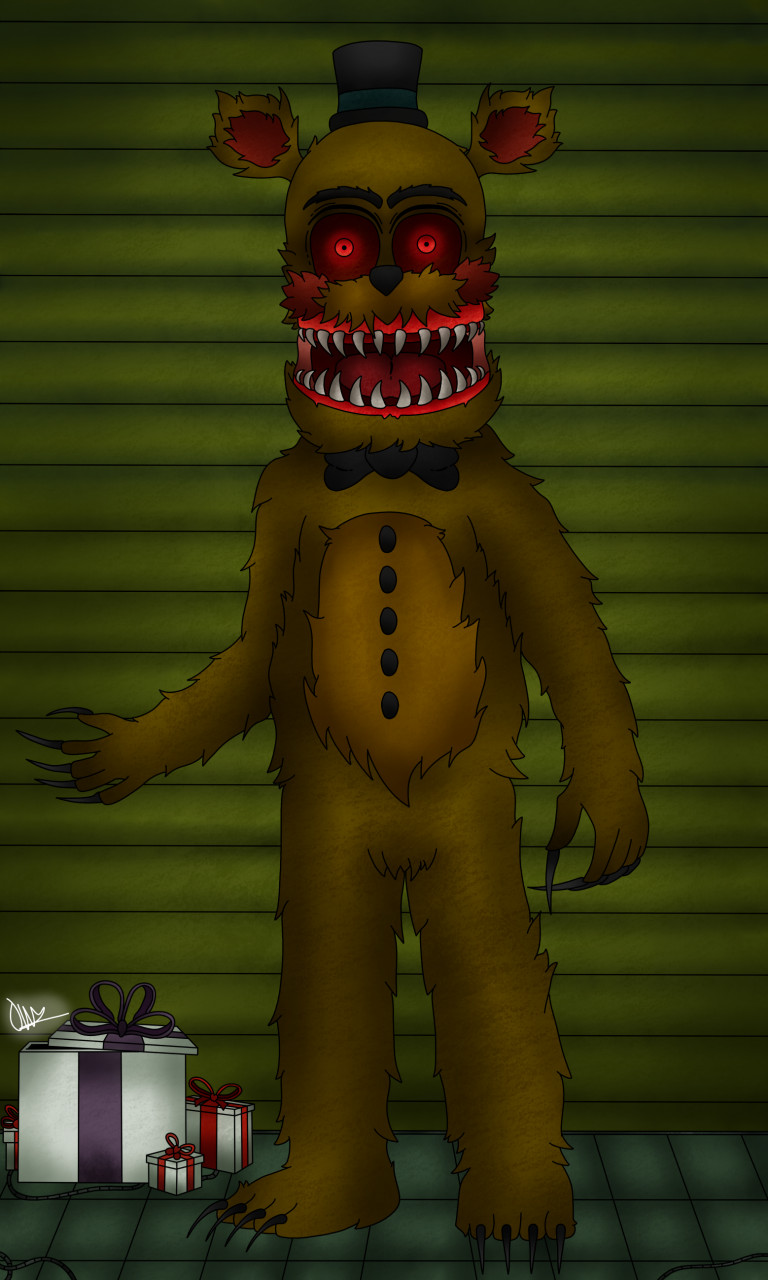 Project Box Twisted Freddy (Fanart #10) by OwmanderInFur -- Fur