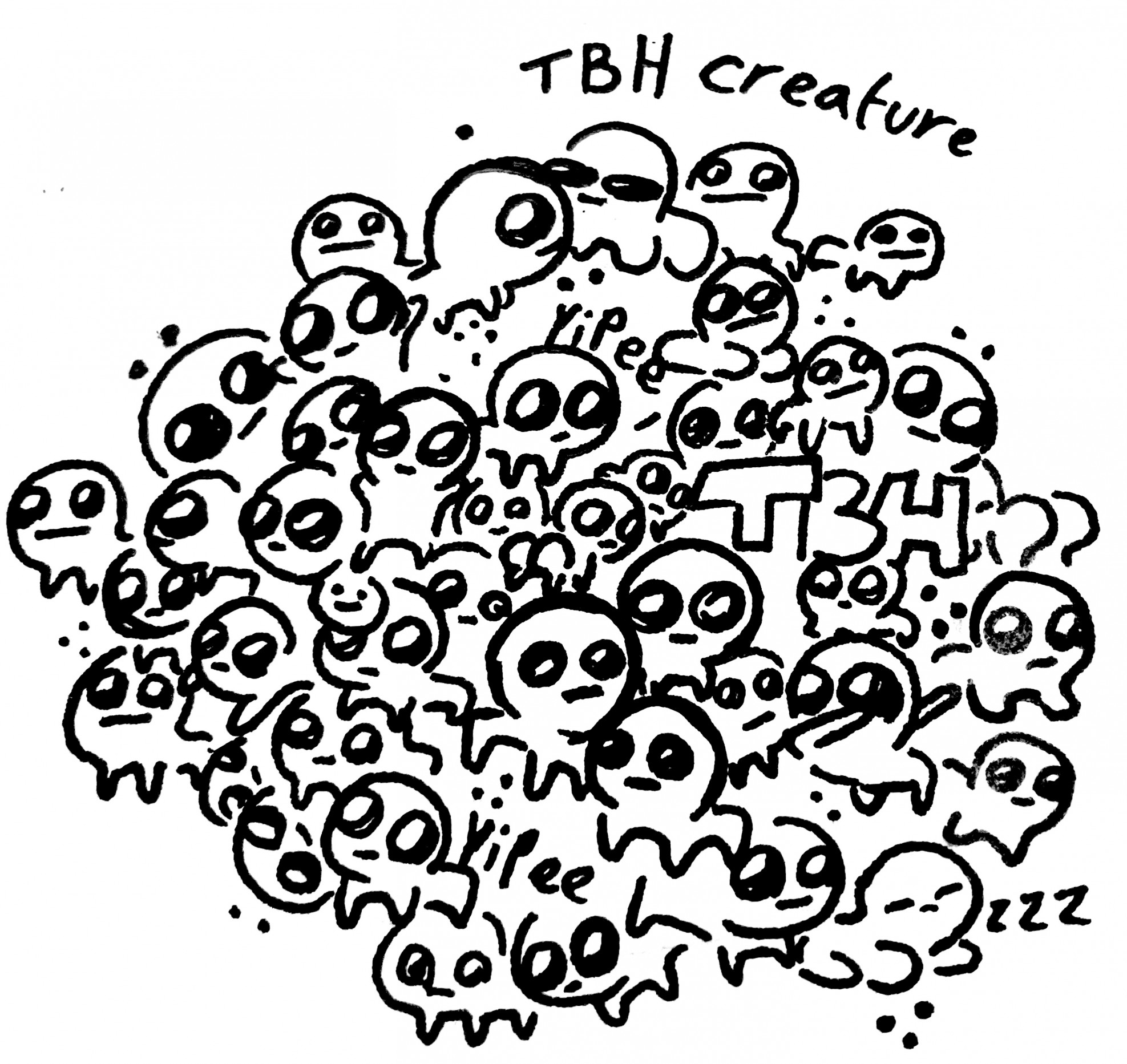 TBH creature drawing
