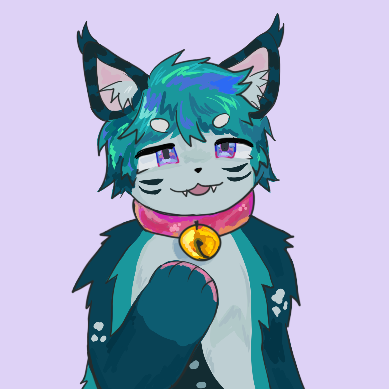 Cute Blue Kemono Furry by pacificseanettle -- Fur Affinity [dot] net