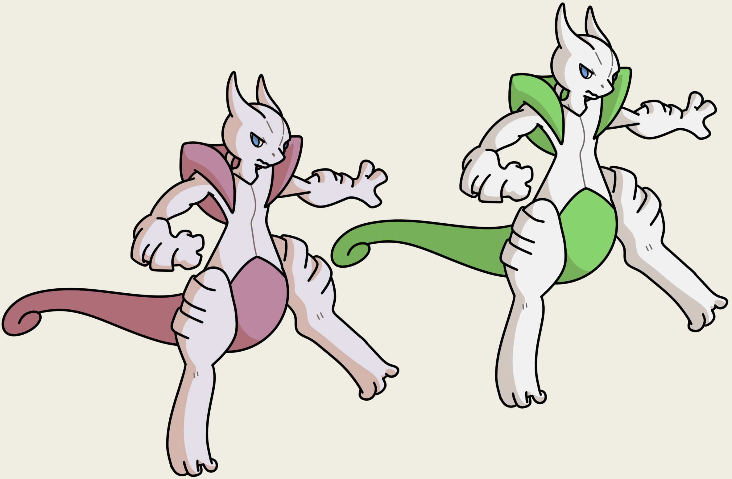 Mega Mewtwo X by eldrige -- Fur Affinity [dot] net