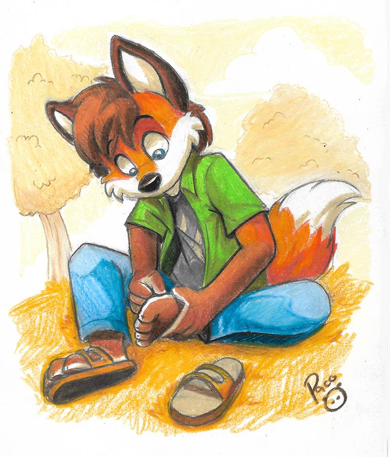 Zak as a Heeler by TheFoxPrince11 -- Fur Affinity [dot] net