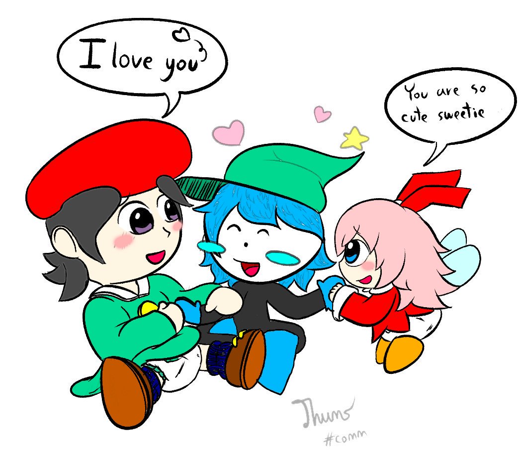 Adeleine and ribbon with padboi by Padstro64 -- Fur Affinity [dot] net