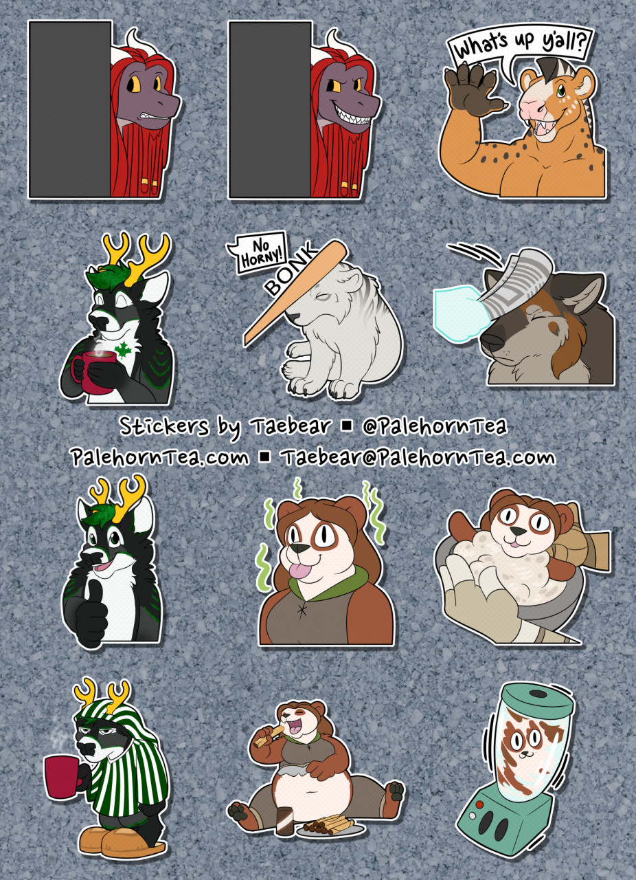 Stream Snatch Stickers by PalehornTea Fur Affinity dot net