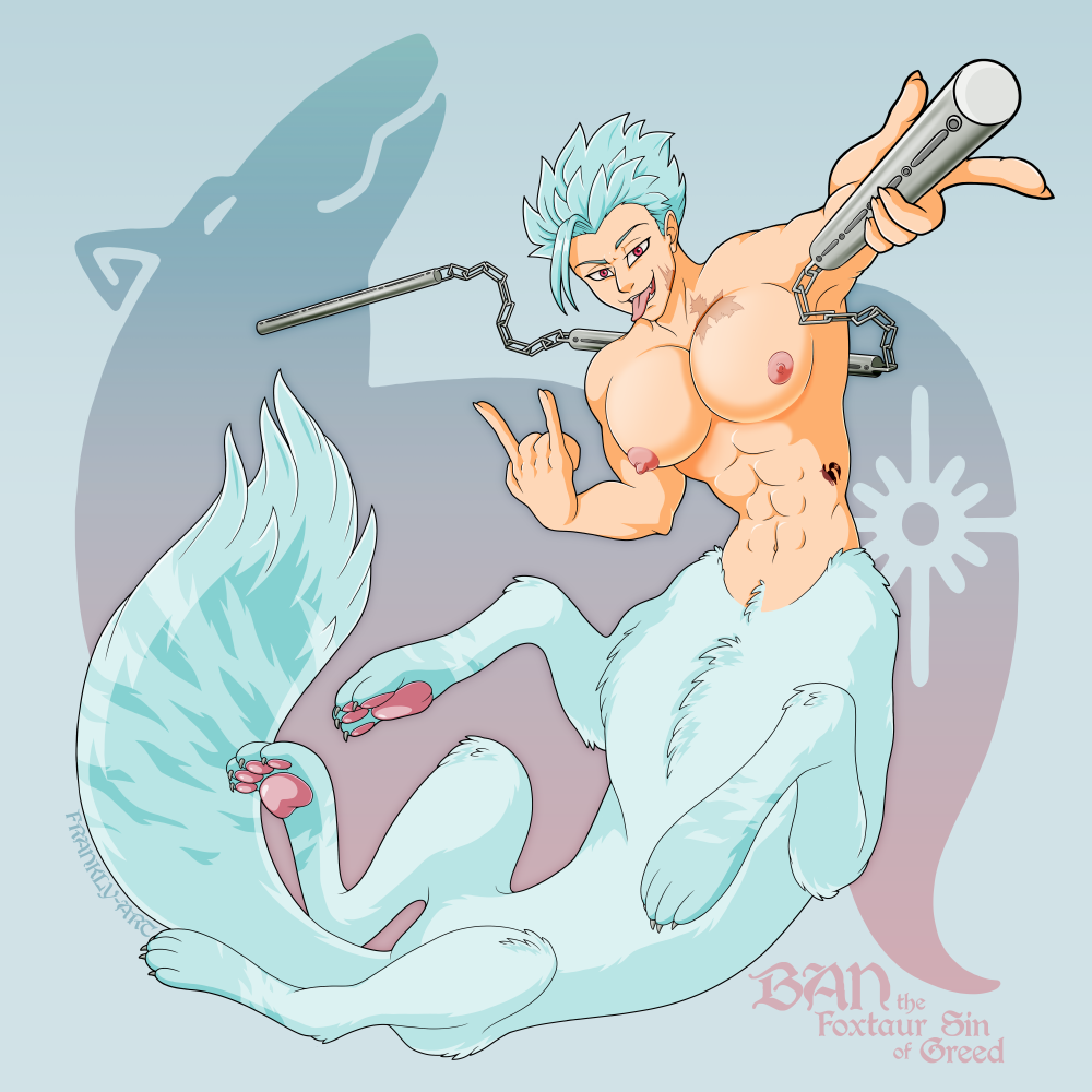 Ban: The Foxtaur Sin of Greed (Seven Deadly Sins; Nude) by pan-demonium --  Fur Affinity [dot] net