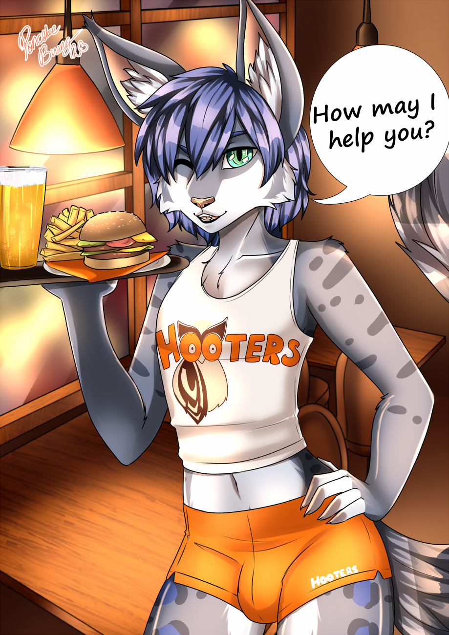 femboy hooters outfit