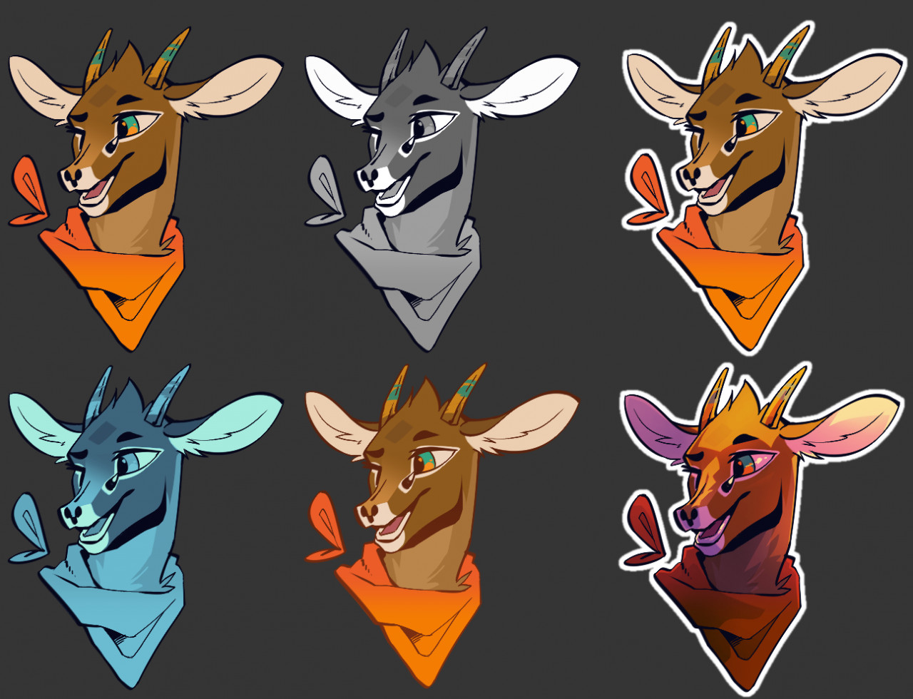 Six-six Dik-Diks by Panchromium -- Fur Affinity [dot] net