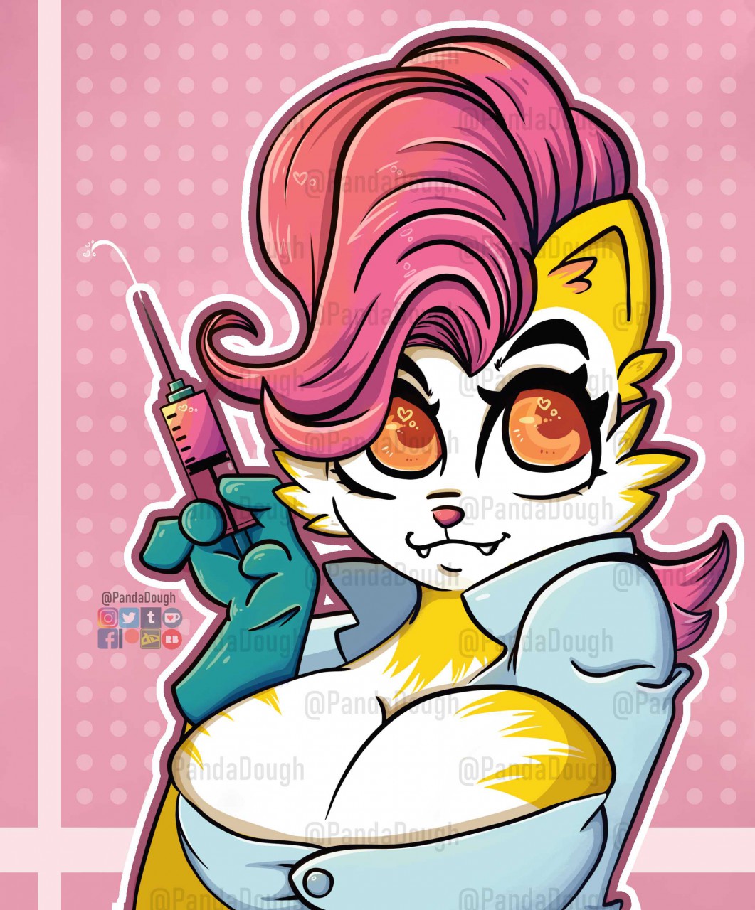 Dr. Monique Pussycat from Peepoodo & the Super Fuck Friends by PandaDough  -- Fur Affinity [dot] net