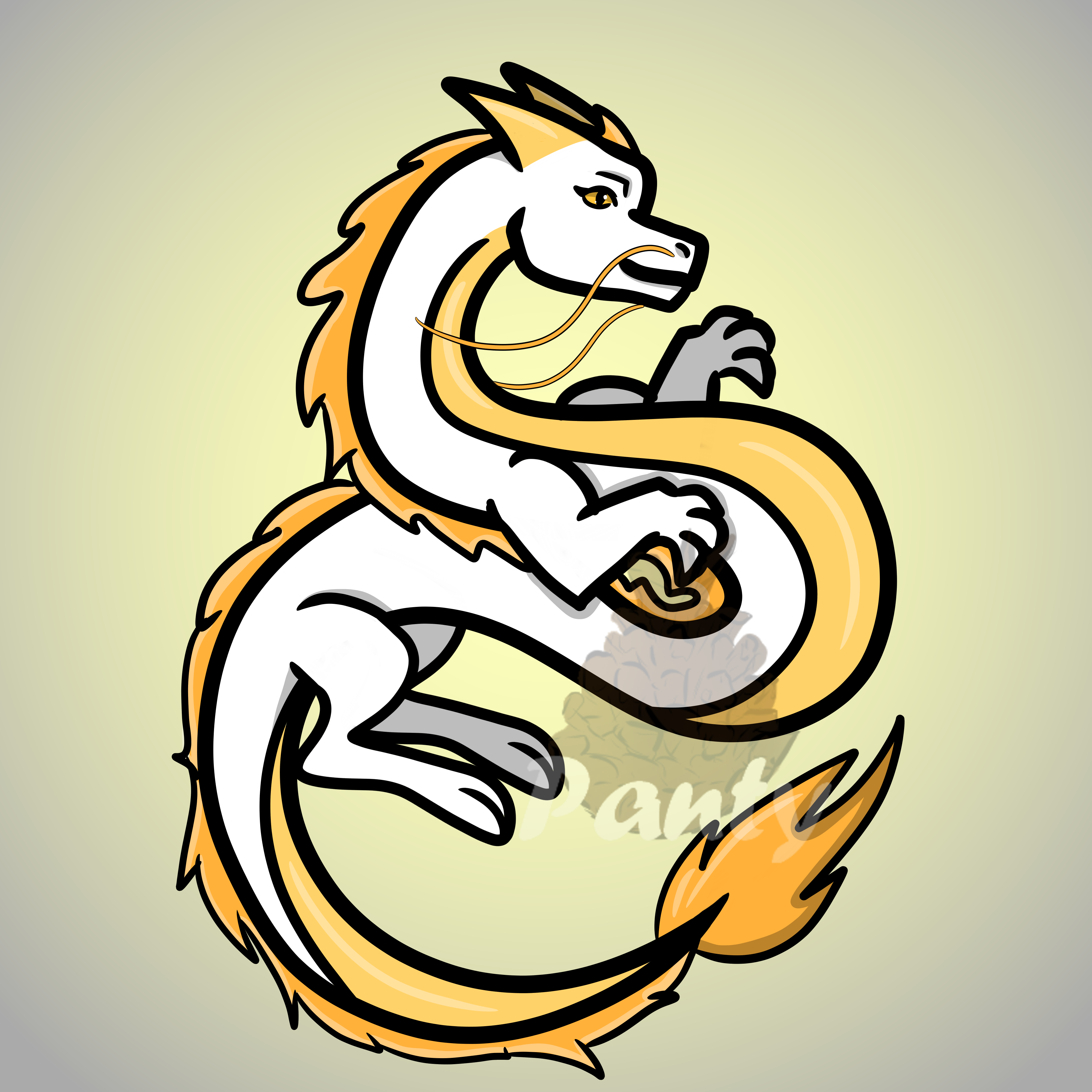white dragon clip art