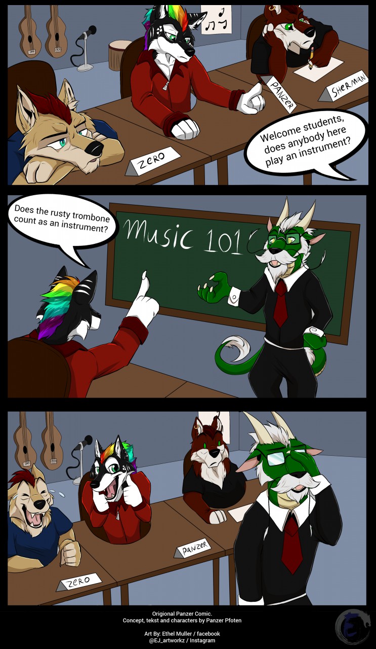 Panzer Comic #2 - Rusty Trombone by Panzer_Pfoten -- Fur Affinity [dot] net