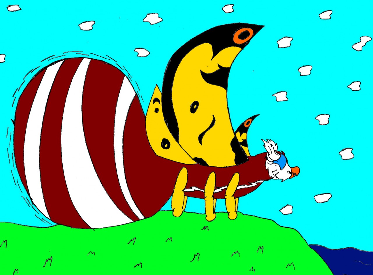 Mothra's swollen backside by ParasideDragon -- Fur Affinity [dot] net