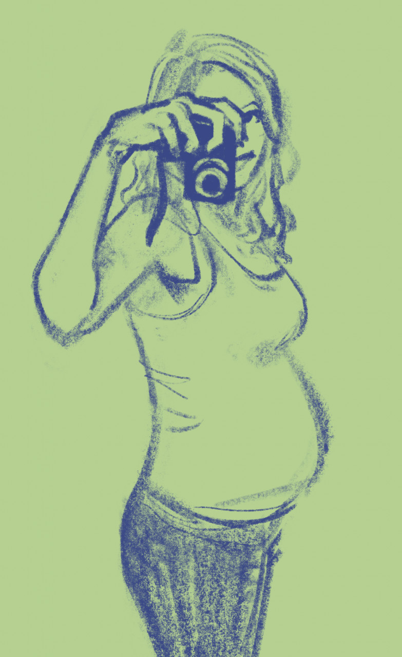 Pregnant woman drawing, png | PNGWing