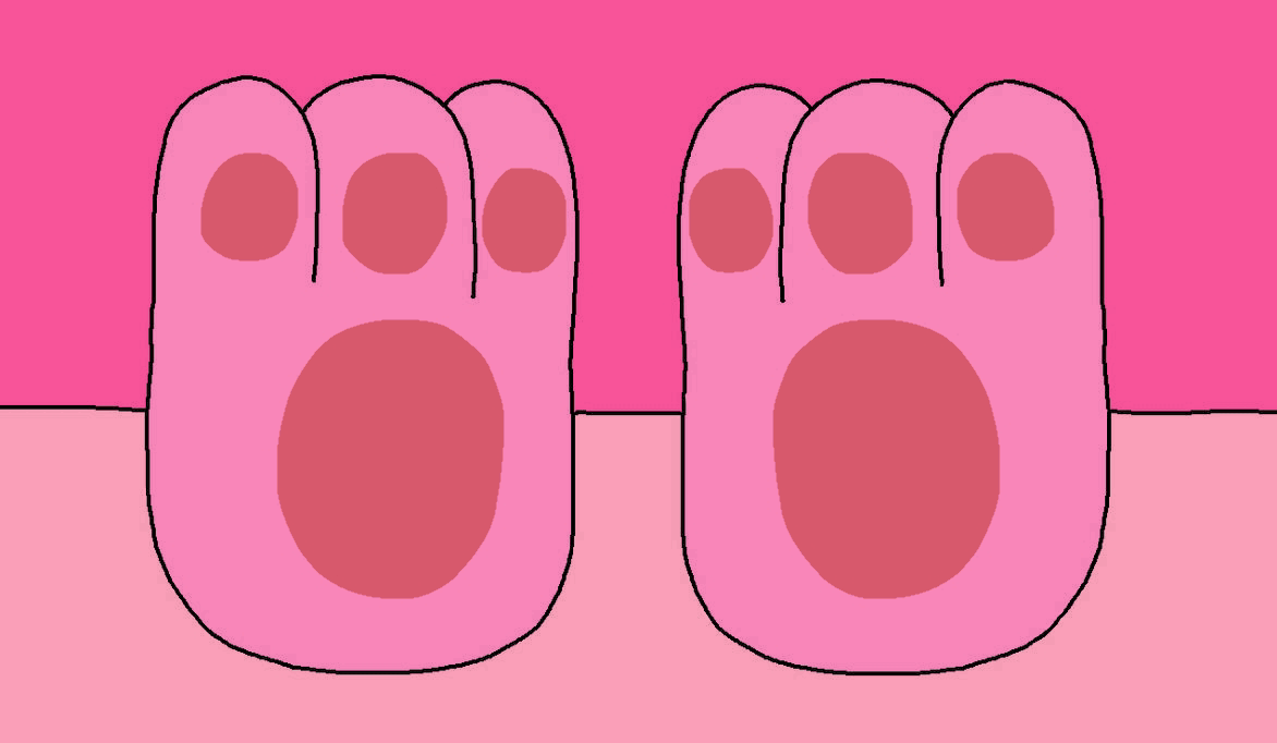 Bunny's Feet Tease (Bed) (Animation GIF) by Pawz-the-Cat2008 -- Fur  Affinity [dot] net