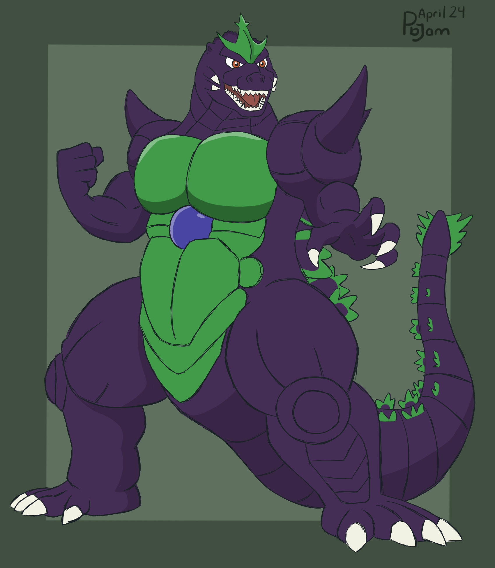 Super Godzilla Battle Ready by Pbjam -- Fur Affinity [dot] net