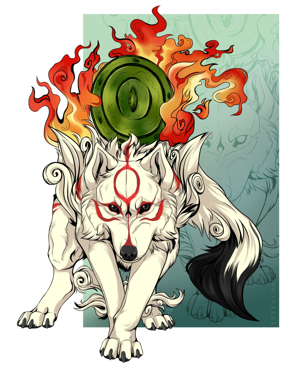 Okami Amaterasu~ by Snowsnow11 -- Fur Affinity [dot] net