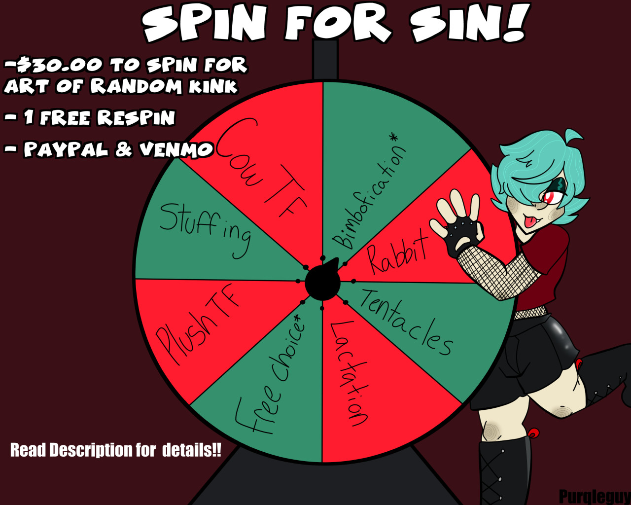 Spin for Sin! (CLOSED) by Peachcreamsicle -- Fur Affinity [dot] net