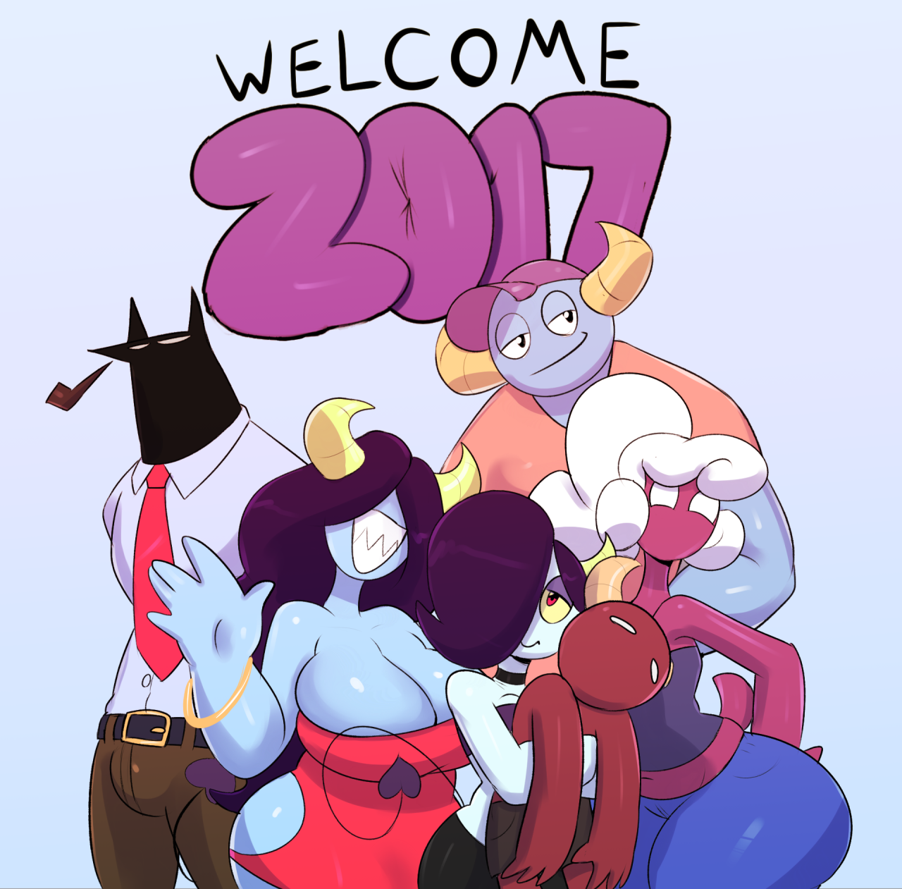 Happy New Year! by Peculiart -- Fur Affinity [dot] net
