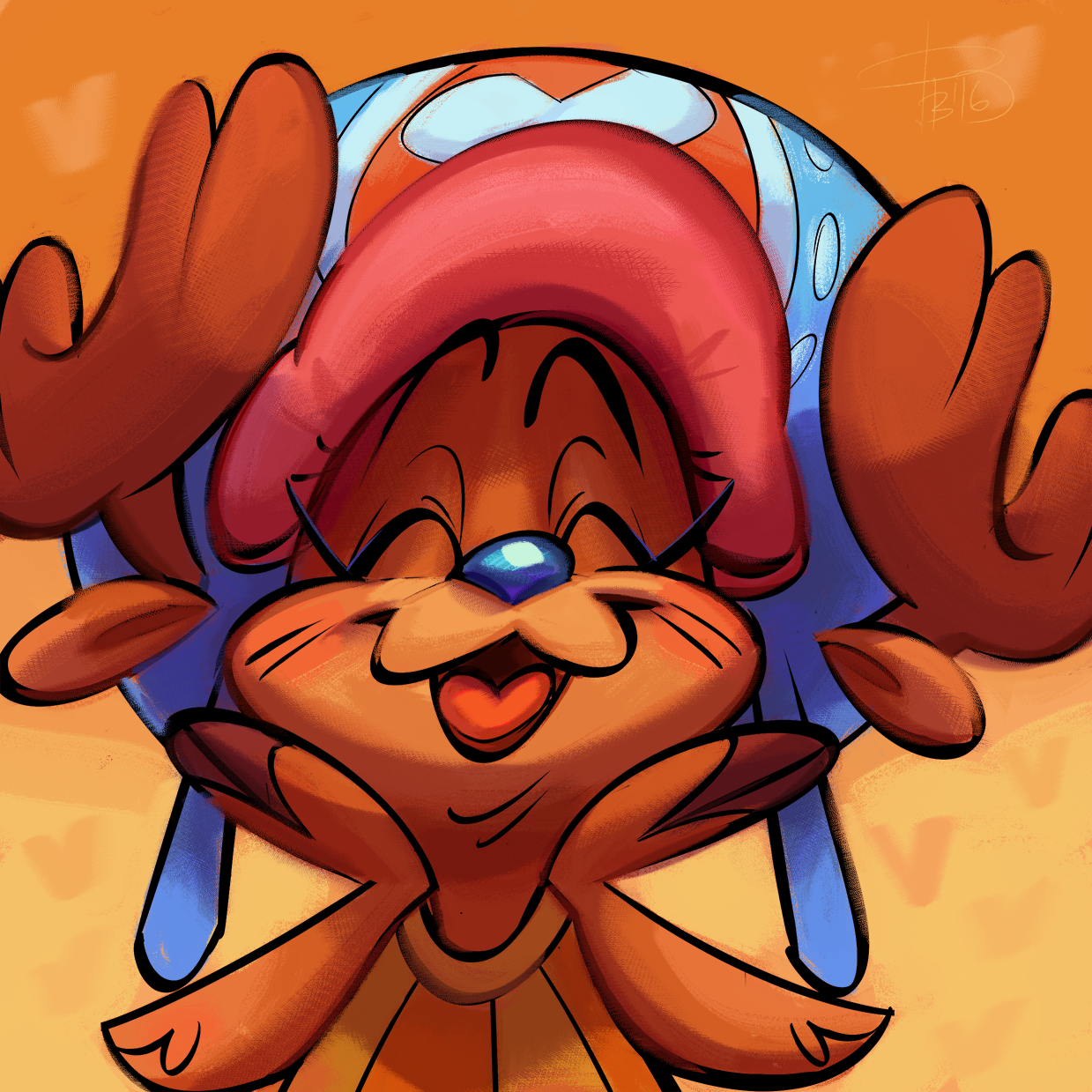 Commission - Carrot Squishing Chopper ♥ by DuArtPengu -- Fur Affinity [dot]  net