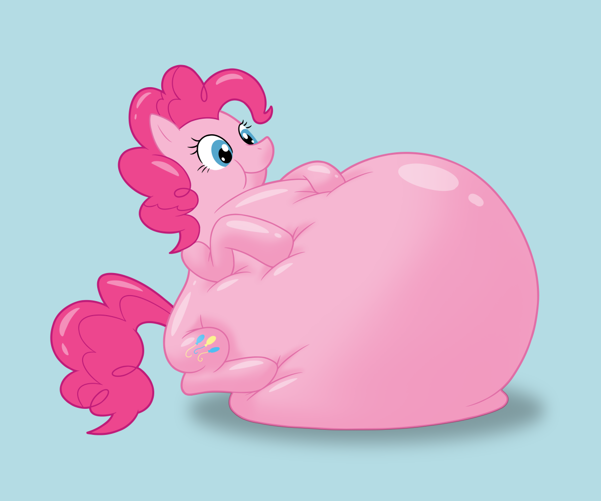 Inflated Pinkie Pie. 