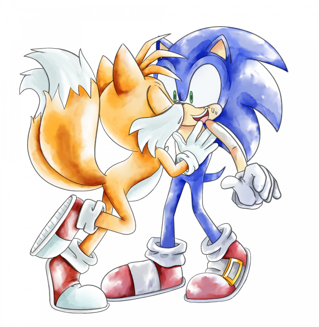 Sonic x tails. 