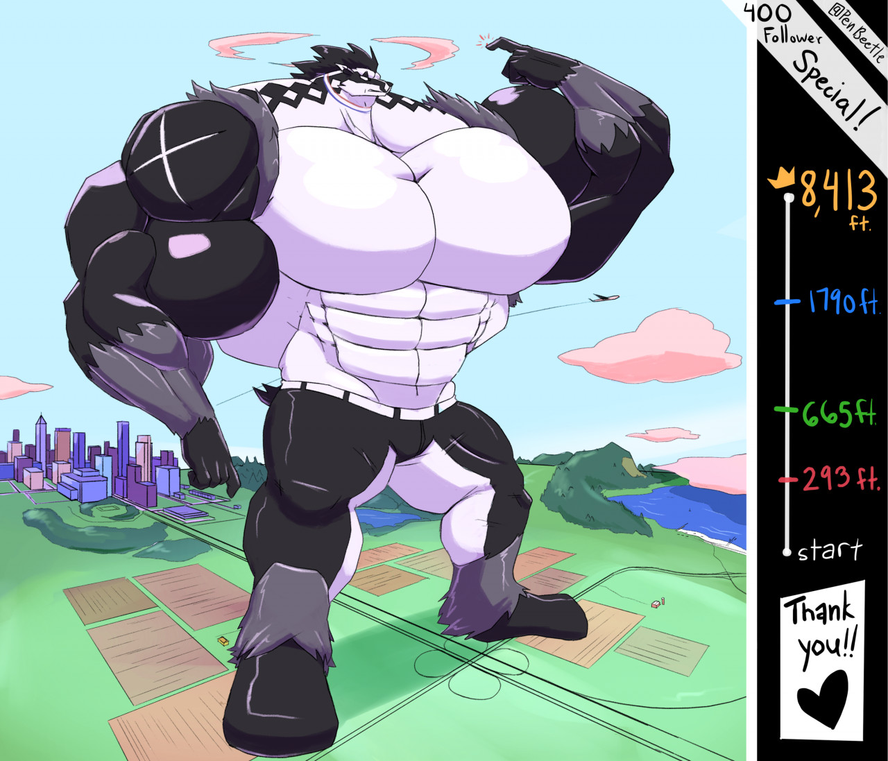 Obstagoon Twitter Growth Drive 5/5 by PenBeetle -- Fur Affinity [dot] net