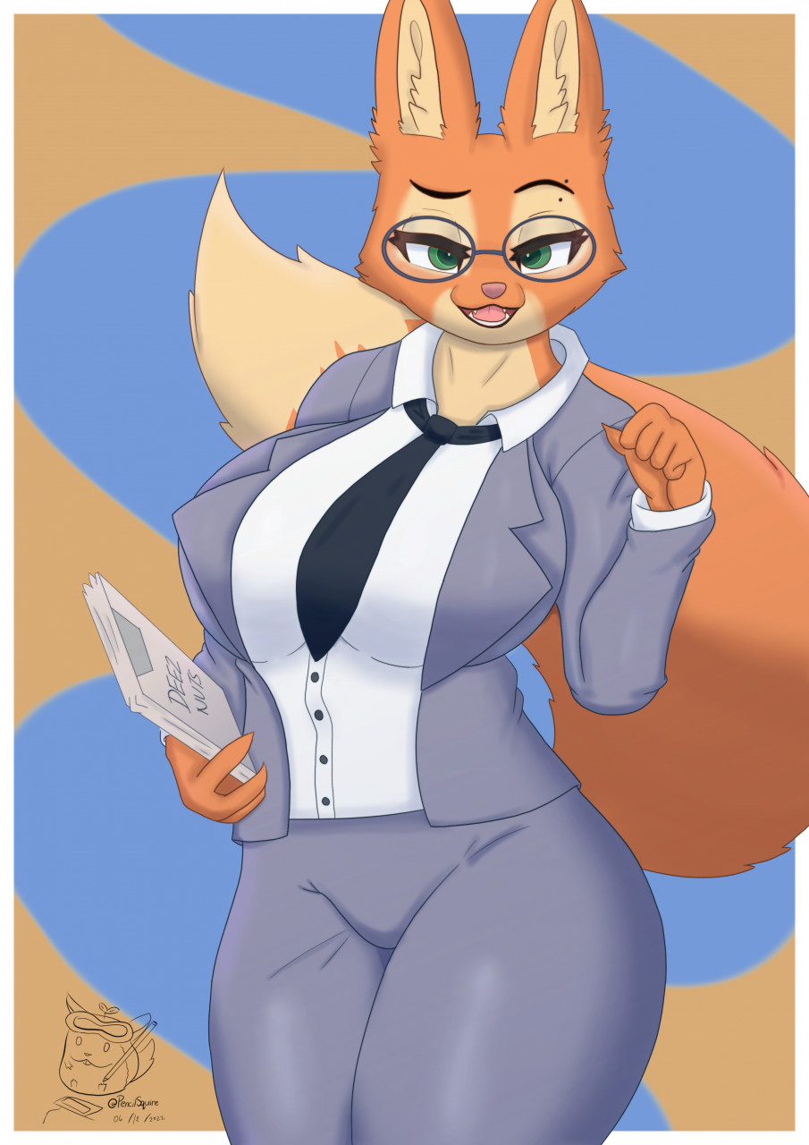 Ol Diane Foxington By Pencilsquire Fur Affinity [dot] Net