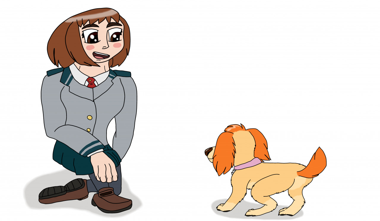 Ochaco Befriends with Skye by perilongfox Fur Affinity dot net