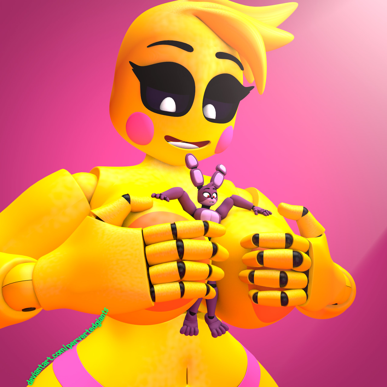Giantess toy chica