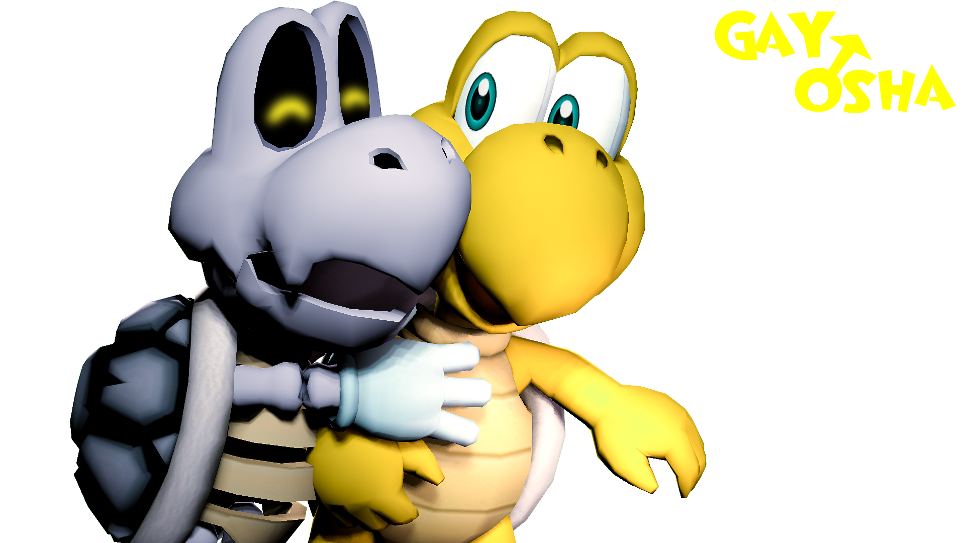 Koopa troopa and dry bones