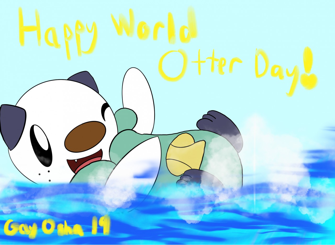 Happy World Otter Day By Peterheat Fur Affinity Dot Net