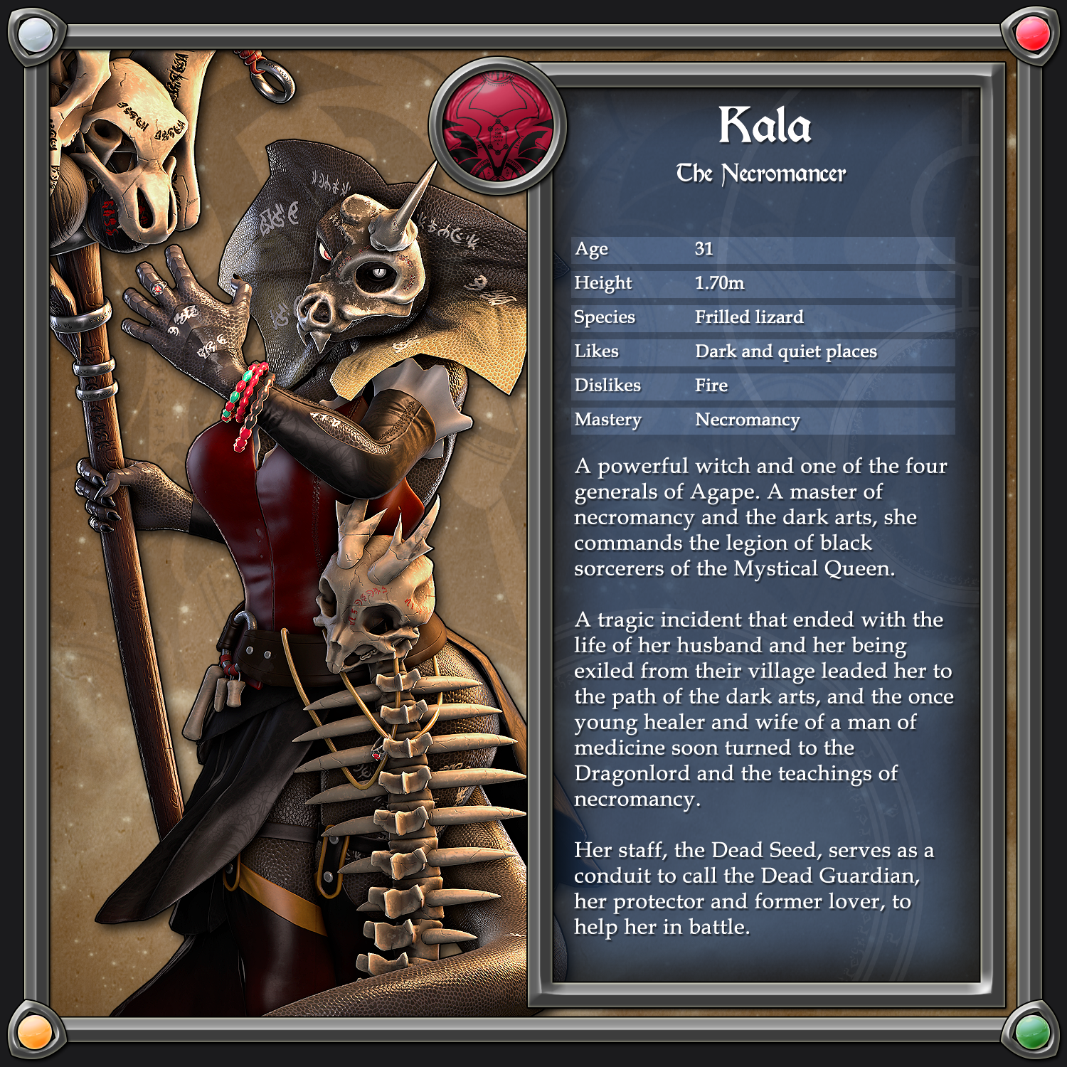 Character bio - Kala