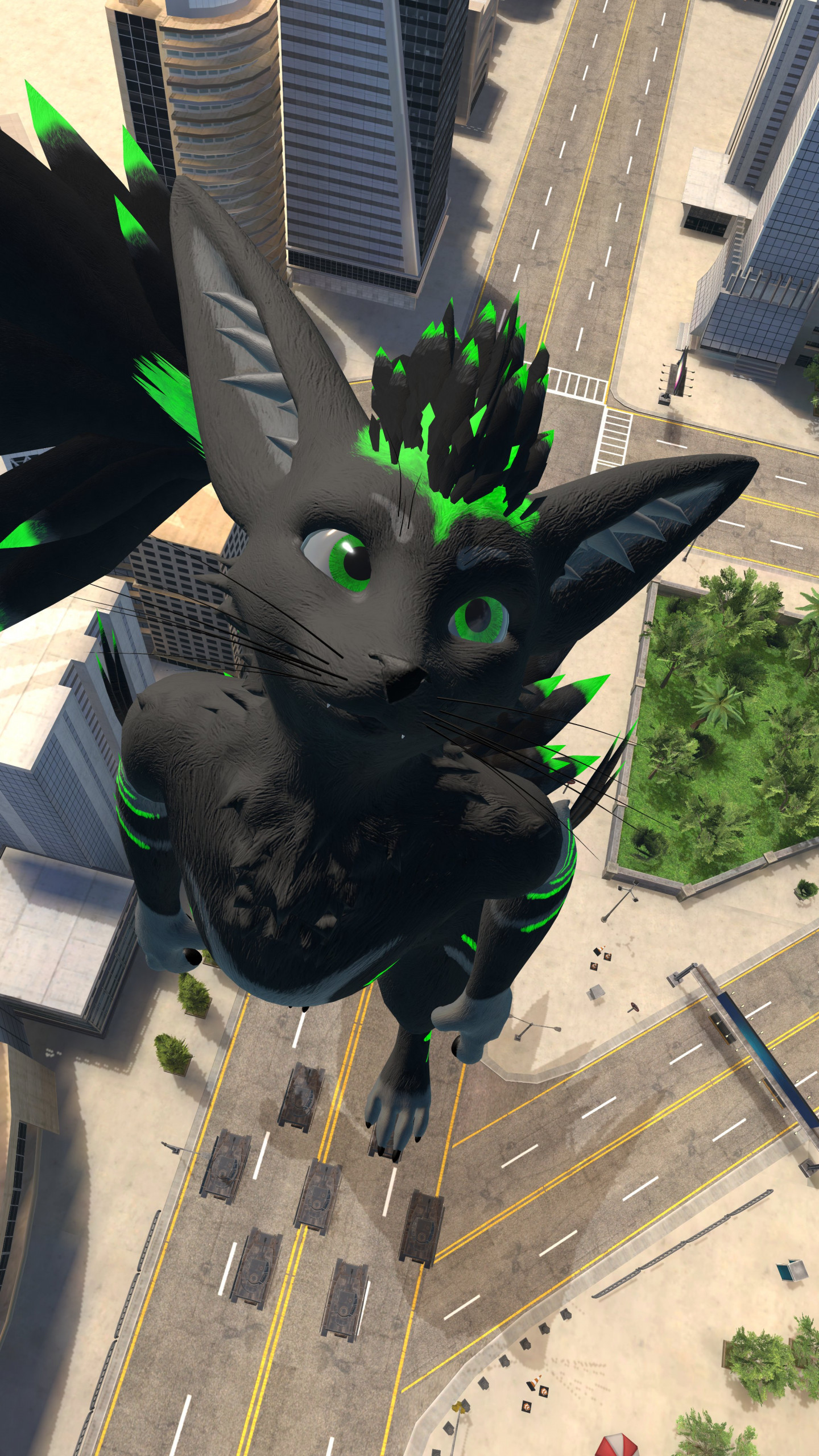 Big Bean in the City by PhantomXz_ -- Fur Affinity [dot] net