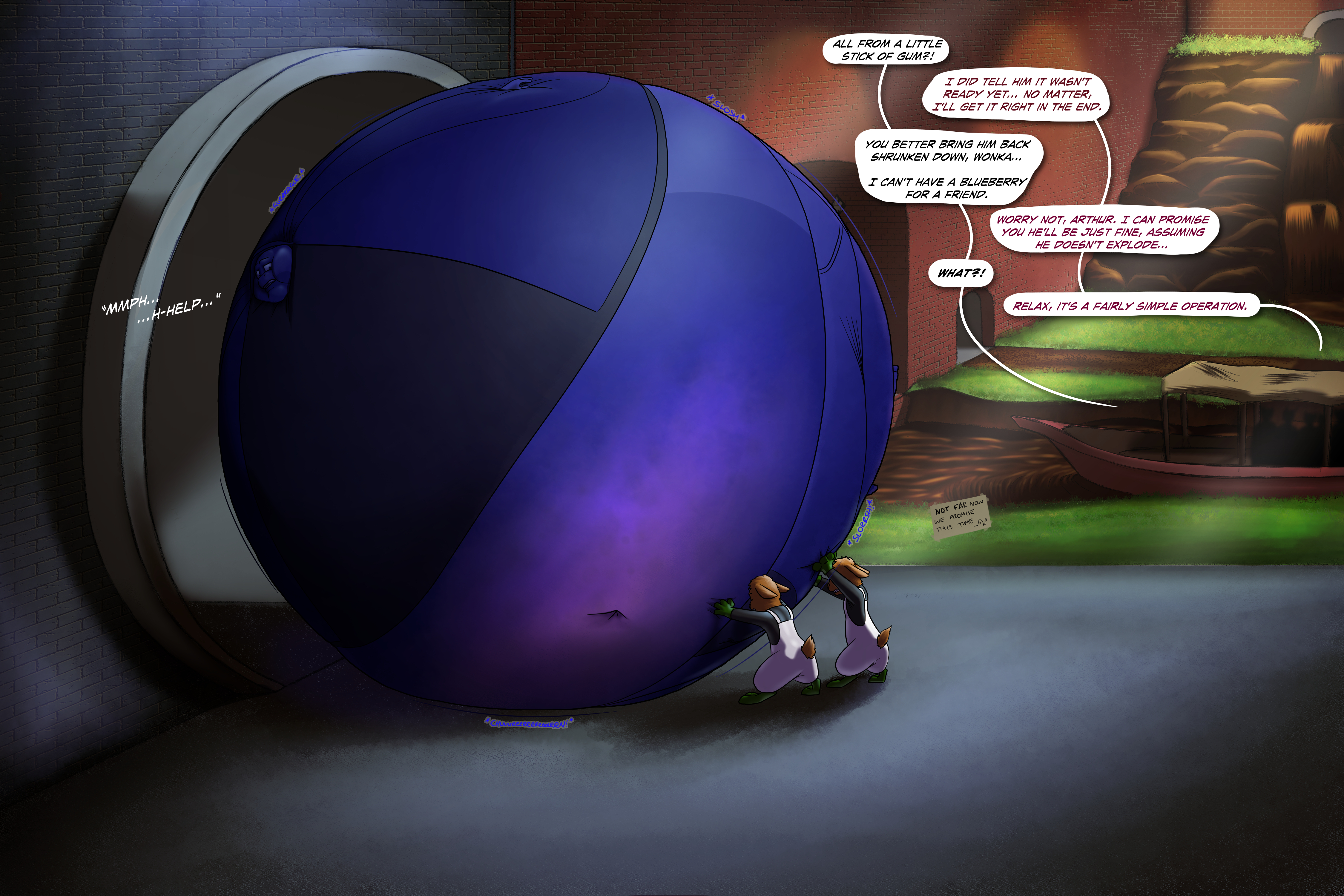 Lets Start, blueberry Inflation, juicing, Expansion, inflation