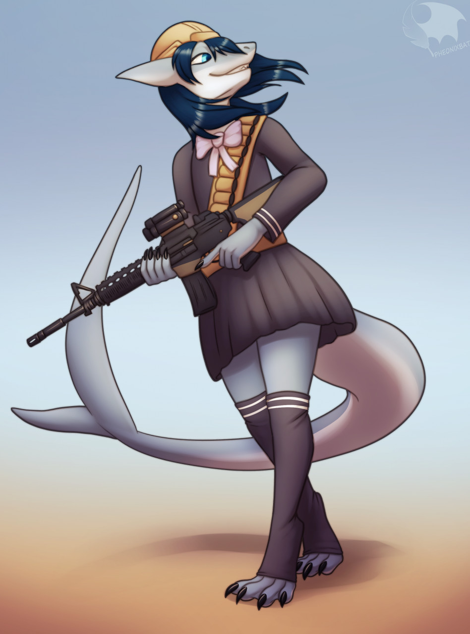 Weaponized Femboy Deployed! by pheonixbat -- Fur Affinity [dot] net