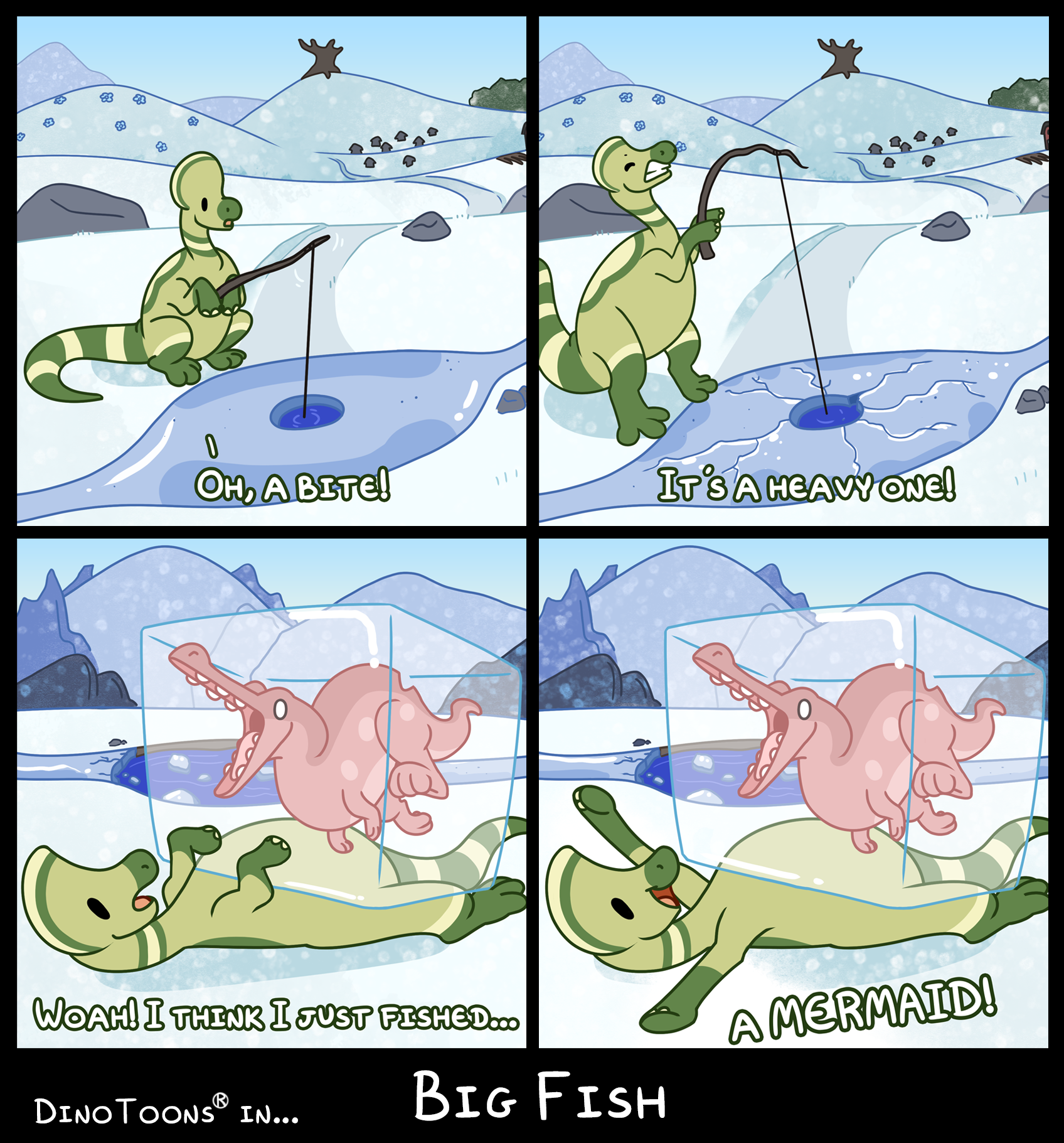 Big Fish - DinoToons® January Comic by Phoenix-of-Starlight -- Fur Affinity  [dot] net
