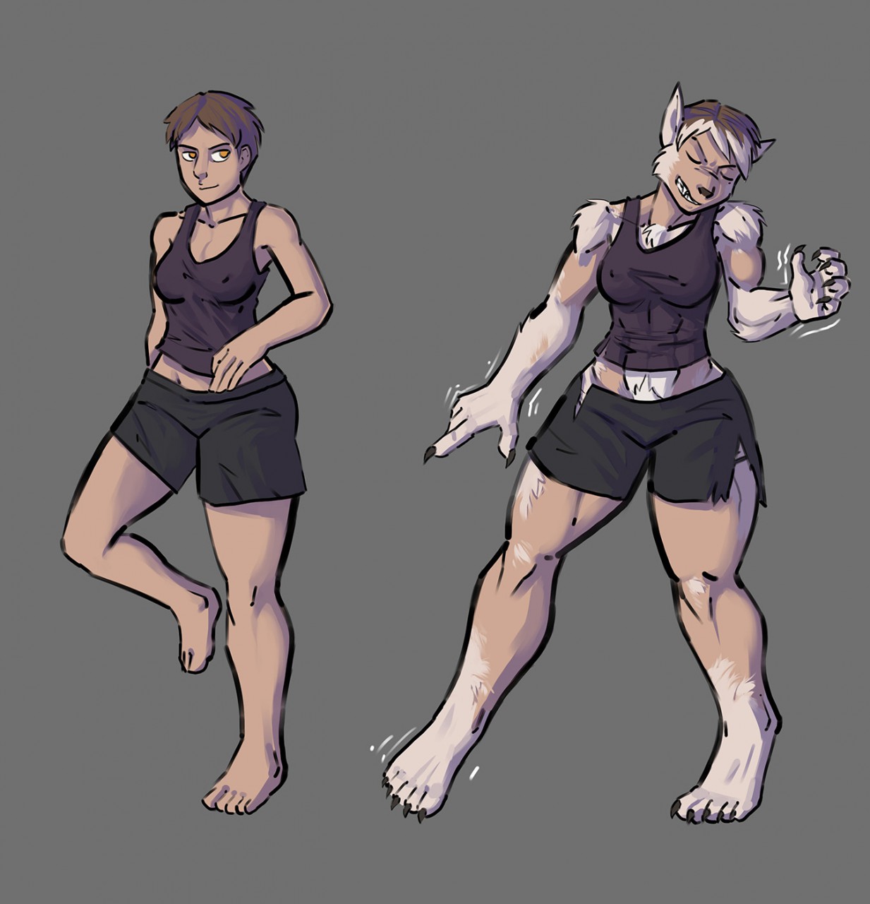 Female wolf tf