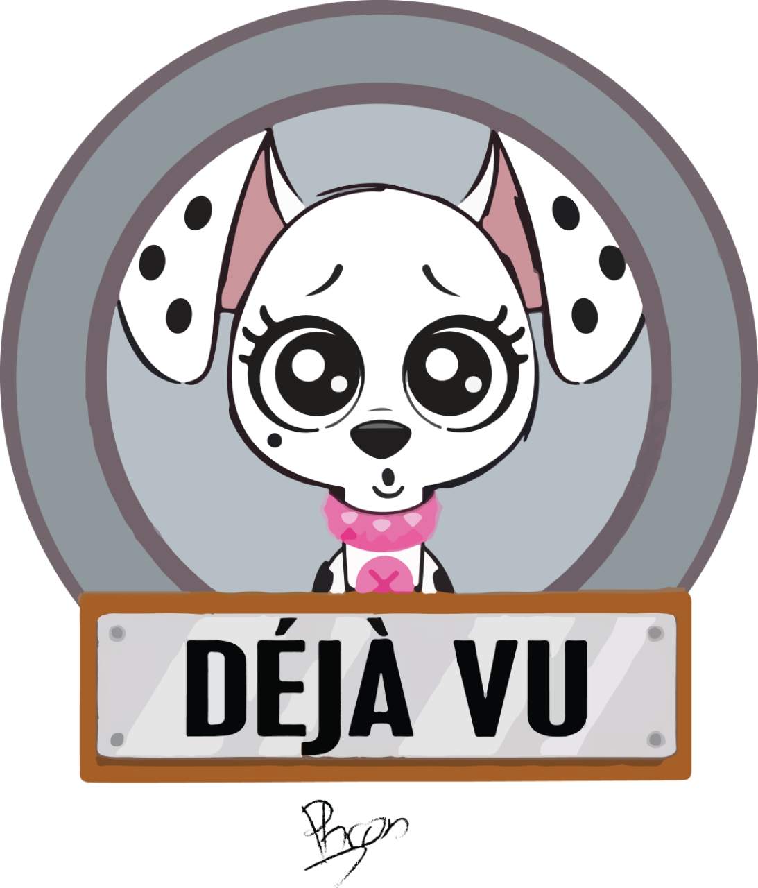 Re-drawn Deja vu Portrait by PhrontisteryArt -- Fur Affinity [dot] net