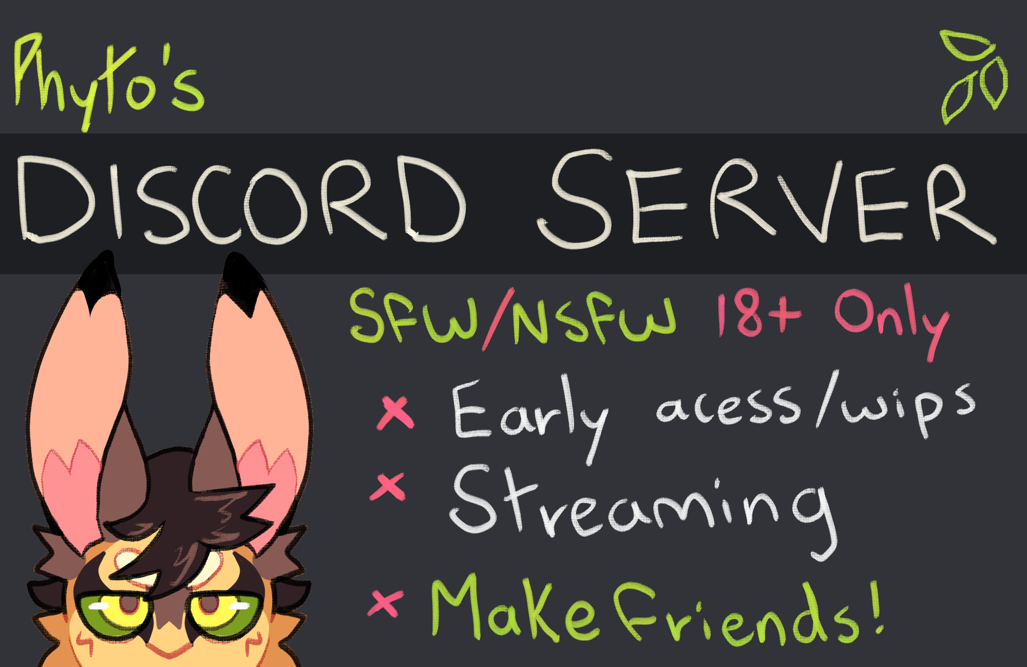 DISCORD SERVER! by Phytophile -- Fur Affinity [dot] net