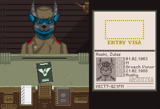 Artblog  Game Time – Papers, Please turns you into a border crossing agent