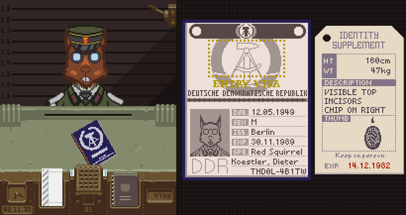 Grestin, Papers Please Wiki