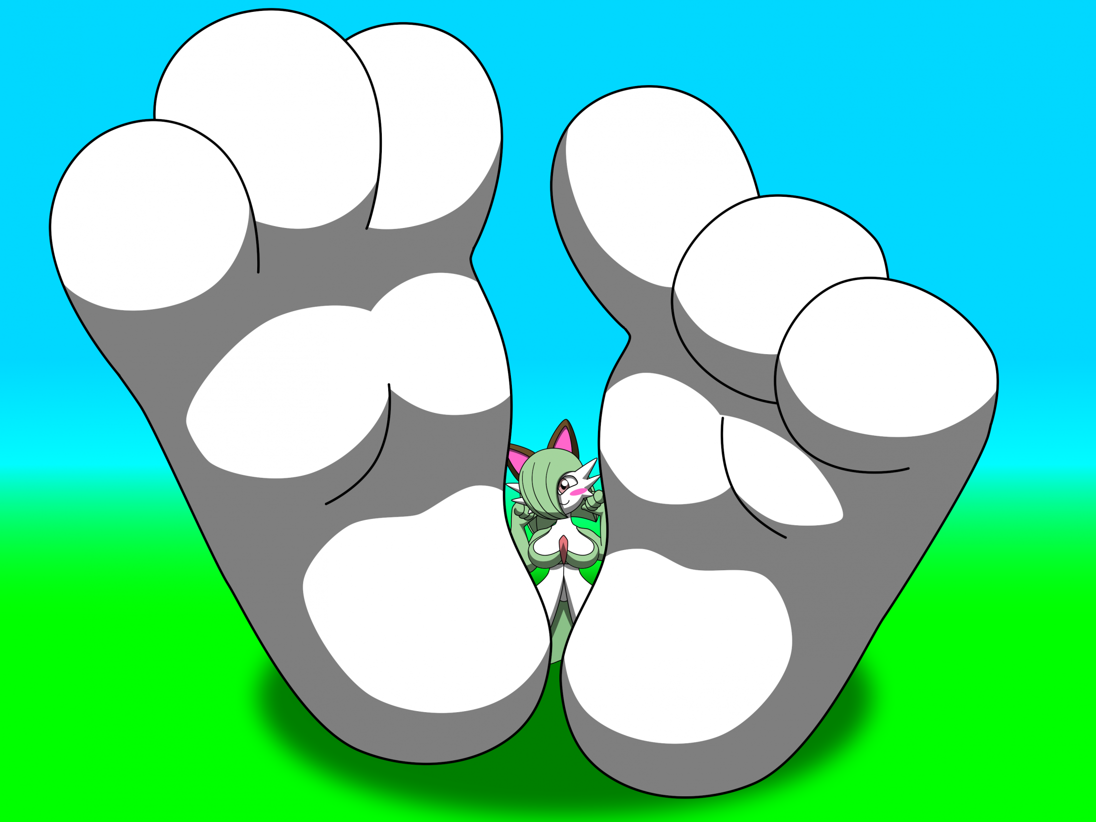 Gardevoir Hyper Paws by PikaMazin -- Fur Affinity [dot] net