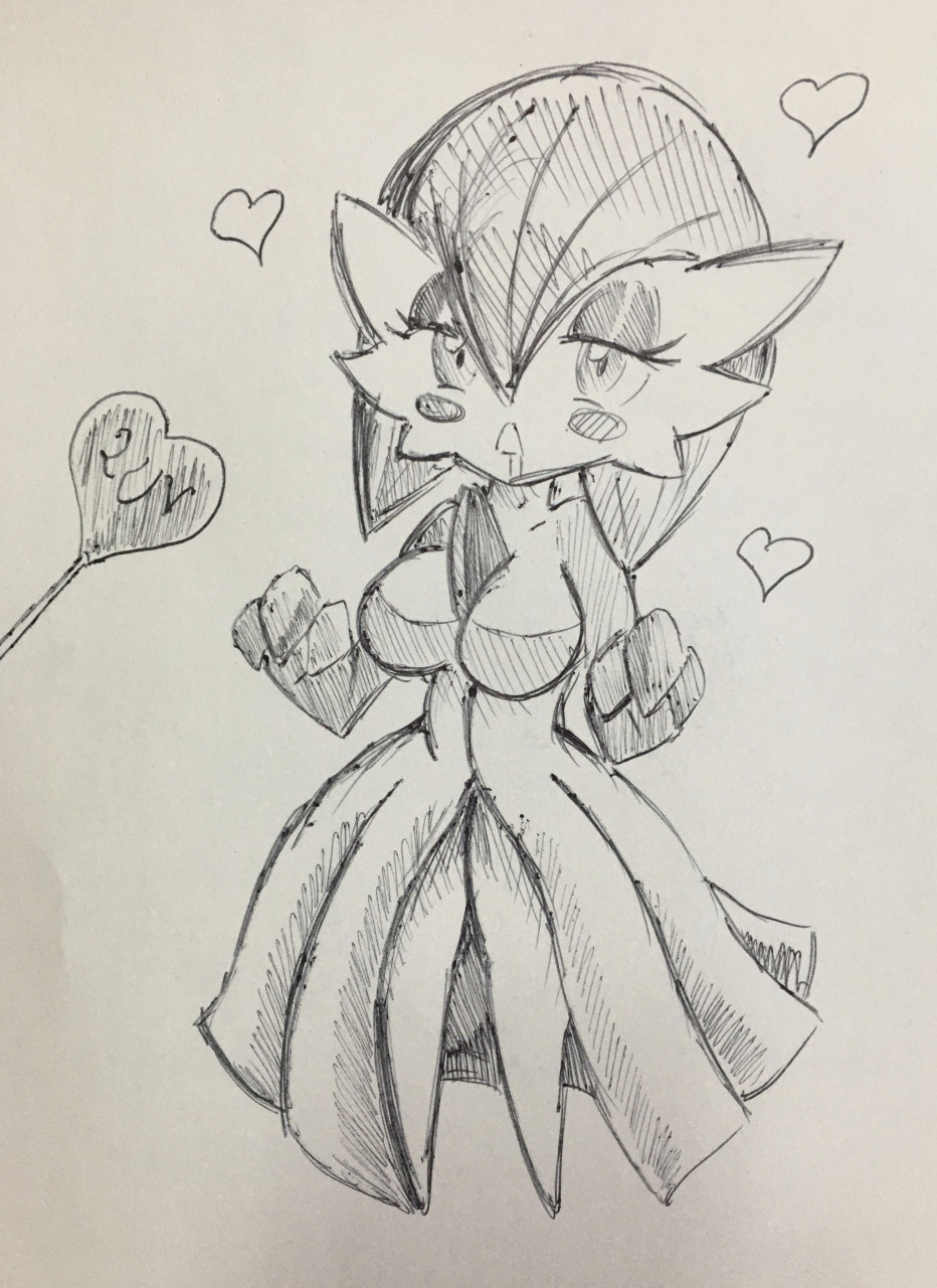 gardevoir (pokemon) drawn by shakemata