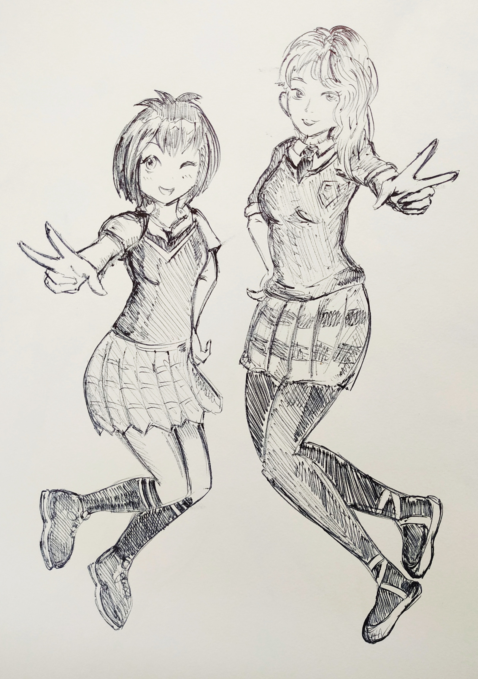 Spider Man Spiderverse ~ Peni Parker + Gwen Stacy by pikapika212 -- Fur  Affinity [dot] net