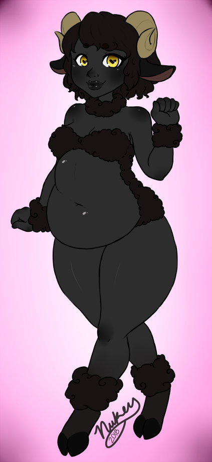 desing character lady sheep, romantic by Parutena -- Fur Affinity
