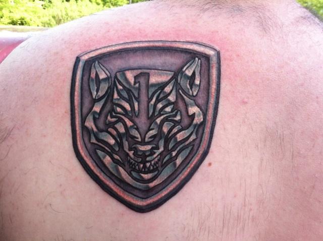 Tattoo: Wolf Shield by Pinkuh -- Fur Affinity [dot] net