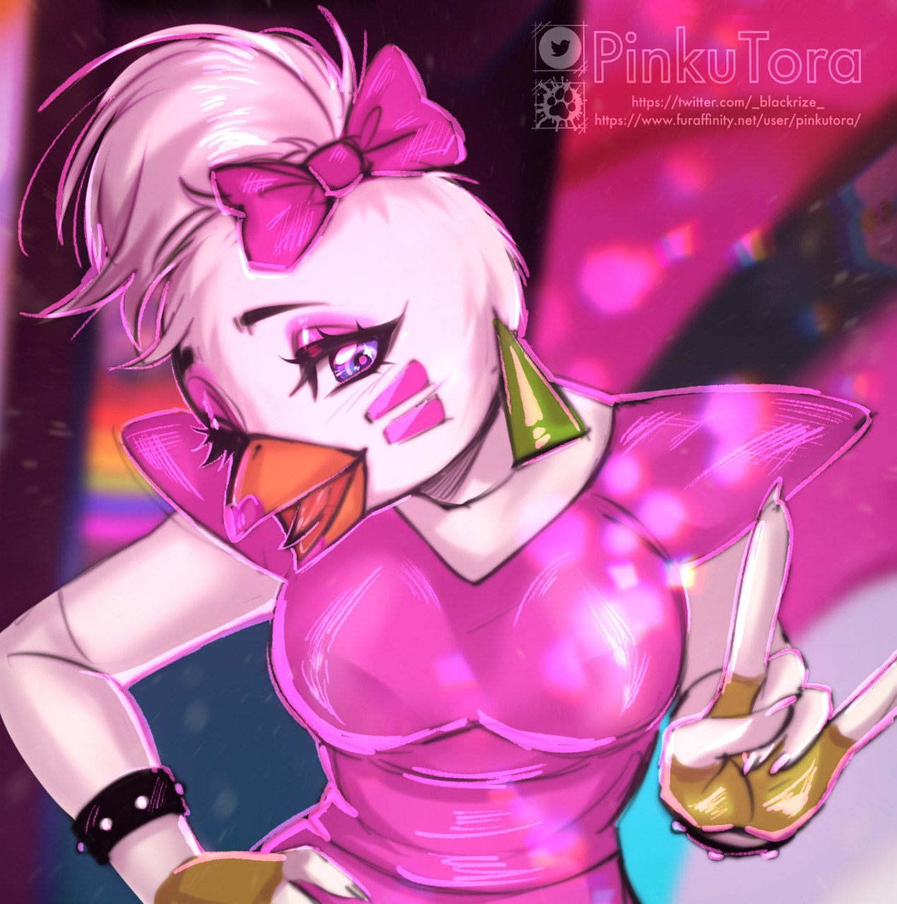 Glamrock Chica by PinkuTora -- Fur Affinity [dot] net