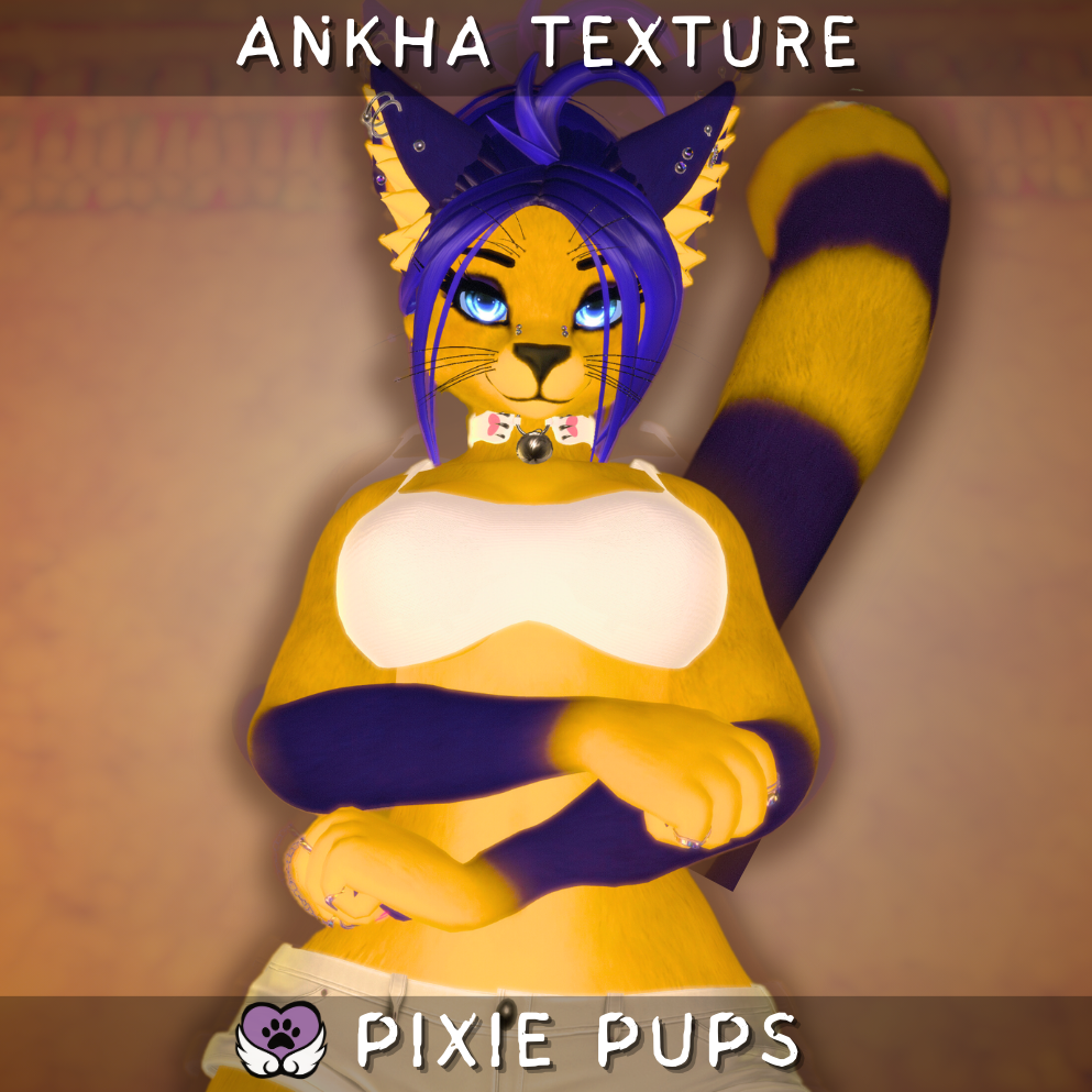 Ankha Furry VRChat avatar retexture for sale by PixiePups -- Fur Affinity  [dot] net