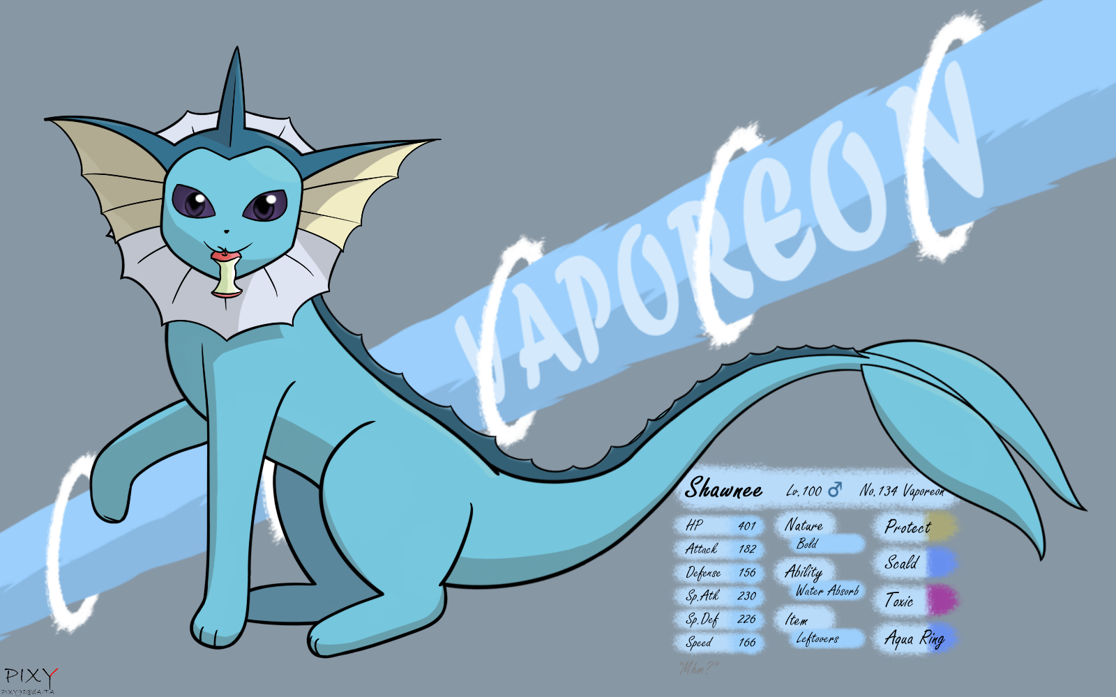 Vaporeon  Pokemon eeveelutions, Pokemon, Pokemon teams